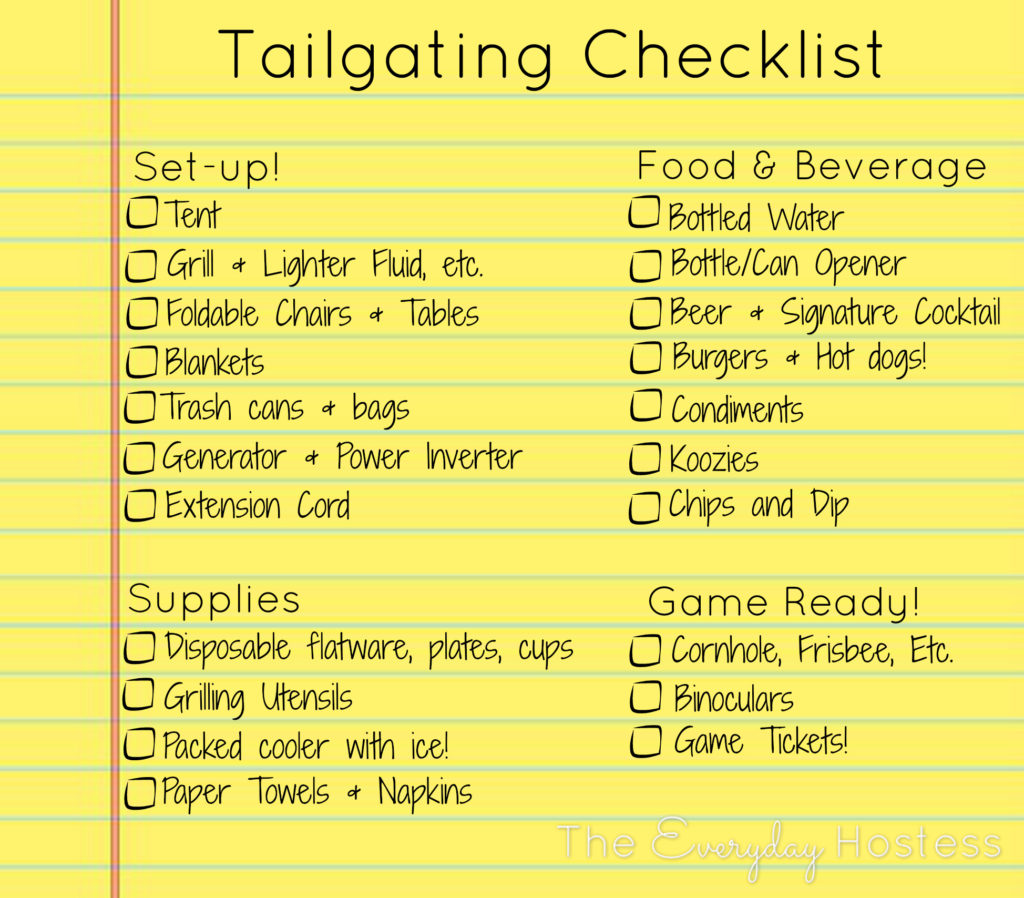 Tailgating 101 | The Everyday Hostess